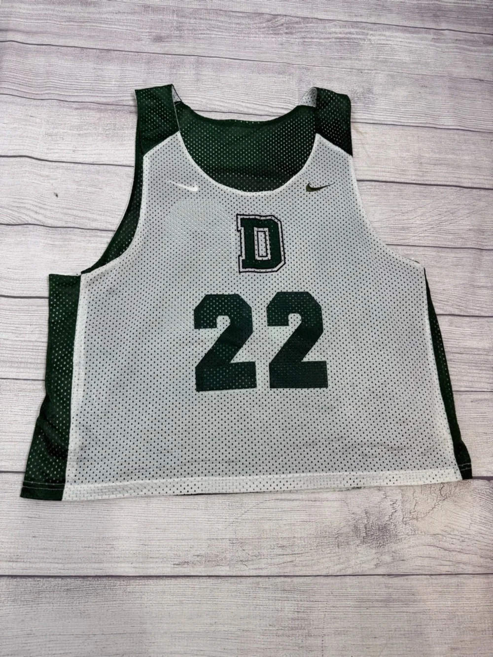 Nike Reversible Mesh Basketball Jersey #22 Green White Size L/XL